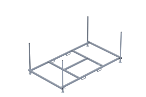 Bouwhek opslag- en transportbok horizontaal