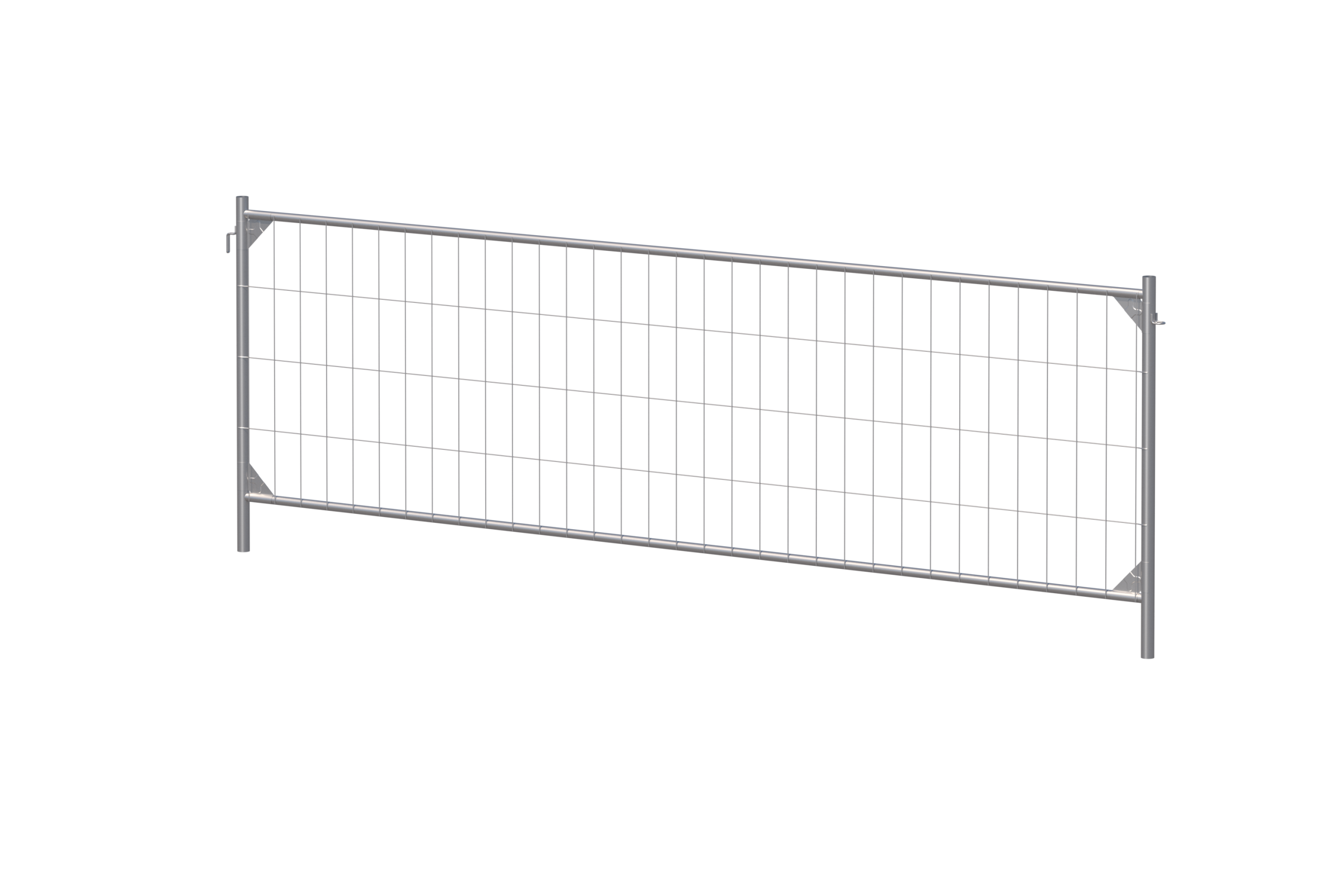 Heras Bouwhek M100 + Hoekversteviging + Haak en Oog