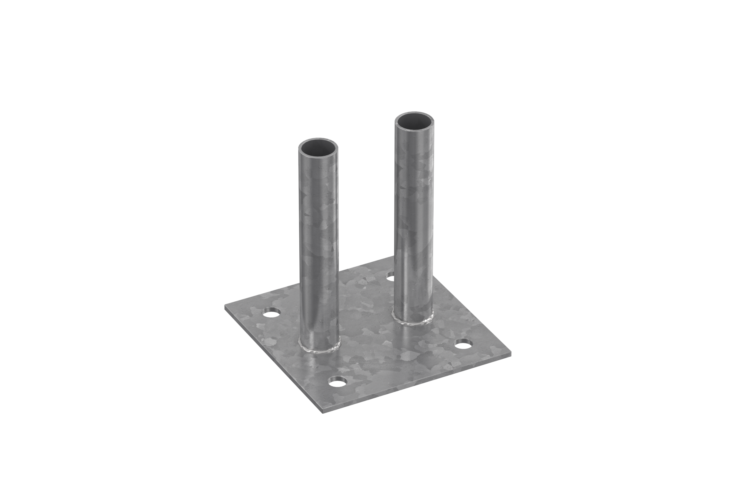 Voetplaat staal klein